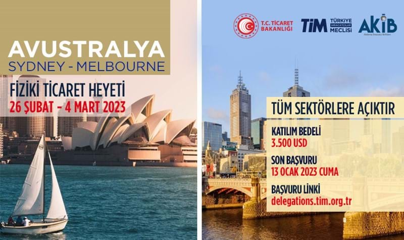 Avustralya (Sydney - Melbourne) Ticaret Heyeti